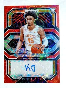 Keon Johnson Auto Rookie 2021-22 Prizm /88 Rc Autograph Brooklyn Nets - Bild 1 von 2