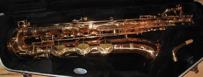 kessler solist low A Baritone Saxophone with custom hard case - Image 1 of 4