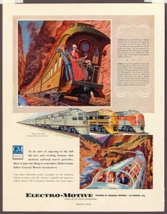 Autobús publicitario de ferrocarril 1949 de colección Co. California Zephyrs - Imagen 1 de 1