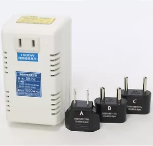 Nissyo Industry DM-152 Voltage Transformer 110V - 130V (50/60Hz) to AC100V 1500W - Picture 1 of 24