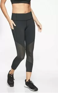 Athleta Damen Mesh Contender Capri in Powerlift Leggings schwarz Größe Small - Bild 1 von 7