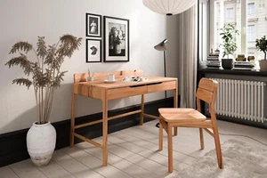 Stuhl Swig aus Kernbuche massiv geölt 50x53 cm mit Holzbeinen - Bild 1 von 1