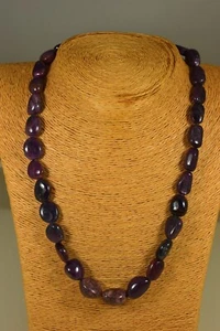 RUBIN KETTE COLLIER 548,00ct.! Classic Schmuck Edelstein Halskette Heilstein NEU - Bild 1 von 4