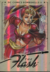 DC Comics Bombshells 2 Rainbow Base Card #51 The Flash - Picture 1 of 1