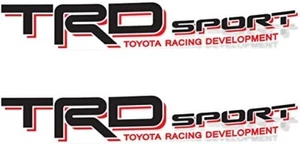 2 TRD Toyota Racing Development Decal Sticker Sport Tacoma Tundra 4X4 Off Road - Picture 1 of 1