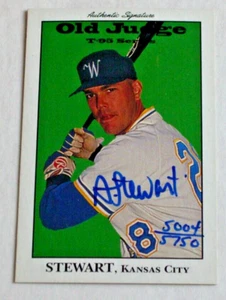 1995 Signature Rookies Old Judge T-95 Minis Andy Stewart #31 Autogramm - Bild 1 von 2