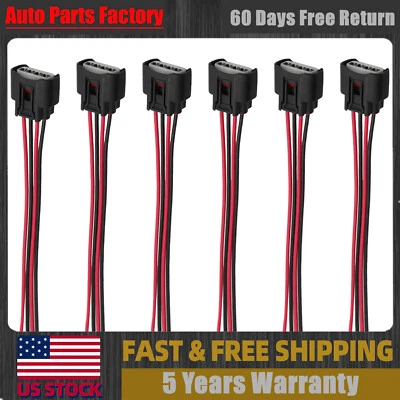For 2006-2016 Lexus IS350 ES350 3.5L V6 Ignition Coil Connector Repair Harness 6 - Image 1 of 4