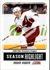 2011-12 Score Coyotes Hockey Card #5 Radim Vrbata SH