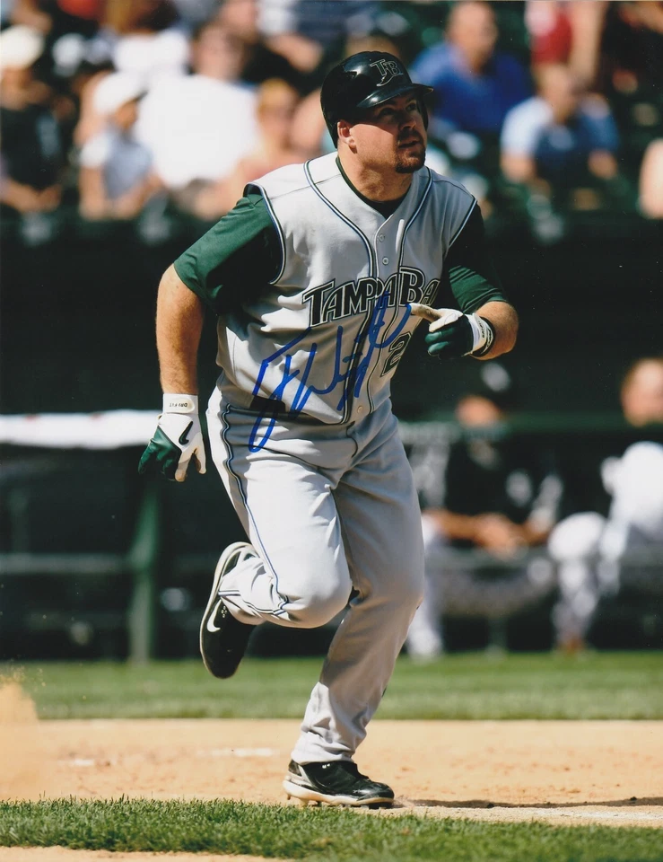 TY WIGGINTON  TAMPA RAYS   ACTION SIGNED 8x10 - Image 1 of 1