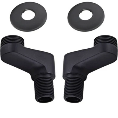 Bathroom 3-3/8 Inch Adapter Black Claw Foot Bathtub Faucet Adjustable Swing Arms - Imagem 1 de 4