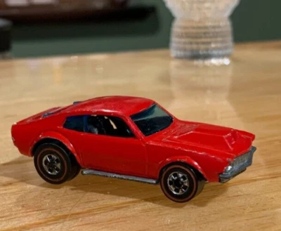 Coche muy raro original Mattel Hot Wheels Redline 1969 esmalte rojo Street Snorter Foto 1 de 4