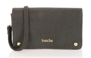boscha Clutch S Abendtasche Clutch Tasche Anthracite Grau Neu - Bild 1 von 6