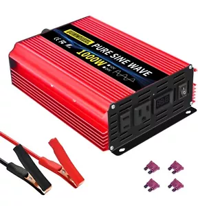 Inversor de onda sinusoidal pura SUNWHEEL 1000 vatios, inversor de energía solar - Imagen 1 de 4