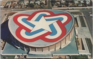 Postal Phoenix, Arizona 1976 "ARIZONA COLISEUM"" logotipo bicentenario vista aérea - Imagen 1 de 2