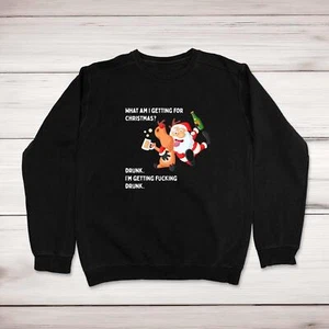 What Am I Getting For Christmas Christmas Jumper - Picture 1 of 3