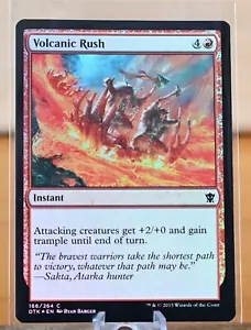 Magic: The Gathering: Volcanic Rush - 167/264 - Lámina - Dragones de Tarkir - Casi nuevo - Imagen 1 de 2