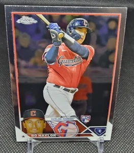 Tarjeta de béisbol cromada Bo Naylor Rookie RC 2023 Topps #54 Cleveland Guardians - Imagen 1 de 2