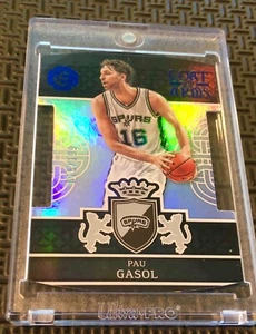 Escudo de armas Excalibur Pau Gasol 2016-17 #23 azul troquelado serie #'D 75/199 patio🔥📈 - Imagen 1 de 5