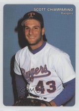 1992 Mother's Cookies Texas Rangers Stadium Giveaway Scott Chiamparino #14