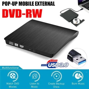 External Type-C USB-C CD DVD-RW Writer Drive Burner Reader Player for Laptop PC - Picture 1 of 22