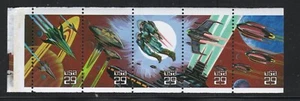 ALLY'S STAMPS Scott #2745a 29c Space Fantasy - Pane [5] MNH F/VF [BP-60d] - Picture 1 of 1