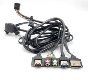 USB2, USB3, SPEAKER, MIC & SATA - Internal Front Case Panel/Board - 75cm Cables - Picture 1 of 2