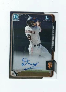 Autógrafos Bowman Chrome Prospect 2015 #BCAPDC Daniel Carbonell Auto Giants  - Imagen 1 de 1