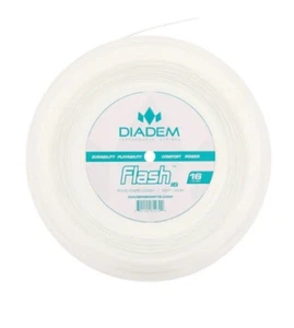 Diadem Flash 120mm 200m Tennis Racket String Reel White Or Navy. - Picture 1 of 2