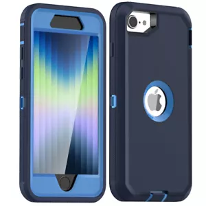 Für iPhone SE 2020/SE 2022 Hülle Robust Stoßfest Cover mit Displayschutz - Bild 1 von 8