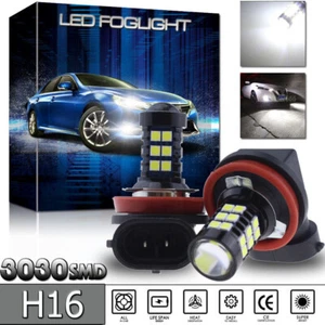 2X LED Fog Light Bulb H16 for 2014-2017 Toyota Corolla 4Runner Yaris Tundra RAV4 - Foto 1 di 12