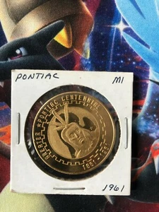 PONTIAC 1961  MI COIN SOUVENIR MONEY 50C INDIAN HEAD - Picture 1 of 5