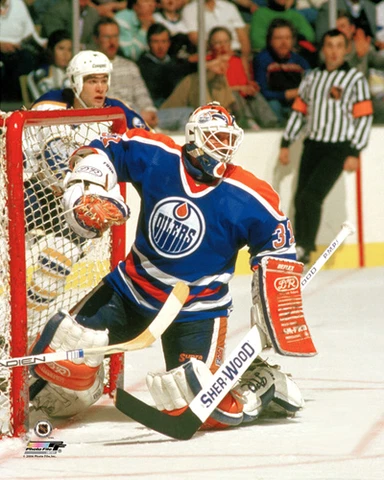 GRANT FUHR Edmonton Oilers NHL Hockey Classic c.1988 Premium POSTER Print Cover