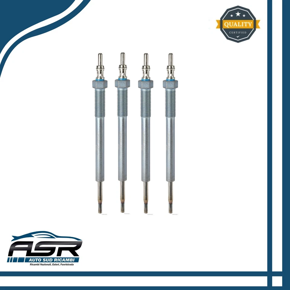 KIT 4 CANDELETTE HYUNDAI KONA TUCSON I30 I40 KIA CEED SPORTAGE IV STONIC 1.6CRDI - Imagen 1 de 2