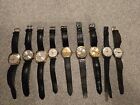 Collection Of 9 X Vintage Watches Automatic Oris, Sekonda, Montine, Dorna, Timex