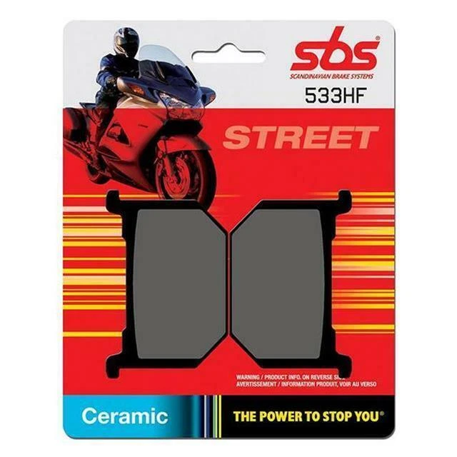 Pastillas de freno de cerámica delanteras de calle SBS - 533 HF - para SUZUKI GS 250 T L 1980 - 1982 Foto 1 de 4