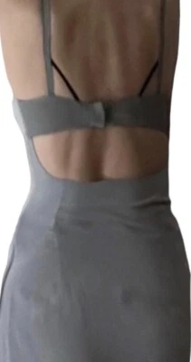 C'N'C Disfraz Nacional 100% Seda Sin Espalda Sin Mangas Mini Vestido Correas de Espagueti XS Foto 1 de 4