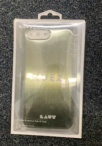 LAUT - HUEX Cell Phone Case - For Apple iPhone 8 Plus 7 Plus 6 Plus - Silver - Picture 1 of 1