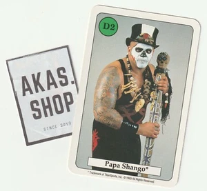 Papa Shango 1993 Catcher Quartett Card D2 Series 7 Amigo Spiele ULTRA RARE WWF - Picture 1 of 3