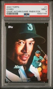 2022 Topps ICHIRO SUZUKI #1 Game Within the Game RAINBOW FOIL /99 PSA 9 MINT - Picture 1 of 2