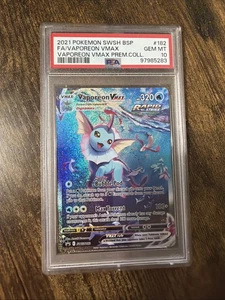 Vaporeon VMAX SWSH #182 Promo - PSA 10 OTTIME CONDIZIONI  - Foto 1 di 2