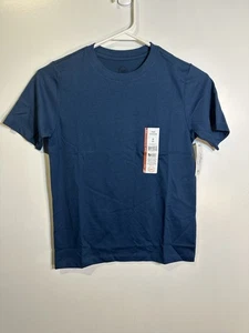 wonder nation boys blue short sleeve crew neck shirt size medium 8 - Picture 1 of 5