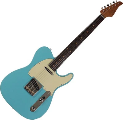 Suhr Classic T Vintage LE Daphne Blue RW SS Palisander Gig Bag Ahorn TL-Gitarre - Bild 1 von 4