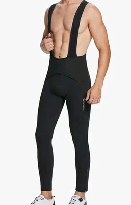 Baleaf Men Cycling Bib Size Medium 4D Padded Road Bike Cycling Training Black  - Image 1 of 4