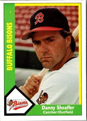 1990 CMC Buffalo Bisons Danny Sheaffer #15 Buffalo Bisons Baseball Card - Image 1 of 2