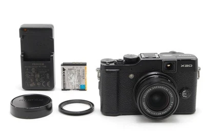 Check Photo![EXC+5] Fujifilm X Series X20 12.0MP Digital Camera Black From JAPAN - Image 1 of 4