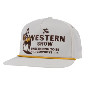 Sendero Provisions Co. Herren Western Show weiß Grafik Hut Cowboy NEU sa - Bild 1 von 4