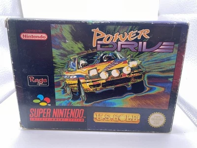 Super Nintendo Snes Power Drive Snsp-Apwp-Eur Pal Completo - Immagine 1 di 4