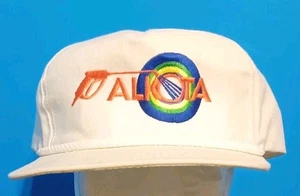 Vintage weiße Alkota Truckermütze Druckknopflasche bestickt Made in USA - Bild 1 von 8