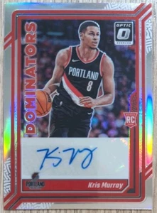 2023-24 Panini Donruss Optic Rookie Dominators Silver Auto Kris Murray /99 (RC) - Picture 1 of 3