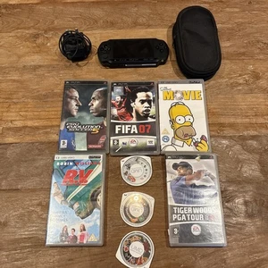 Sony PlayStation Portable Street PSP E1004 Charcoal Black mit Spielen und mehr - Bild 1 von 14